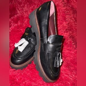 Franco Sarto black loafers